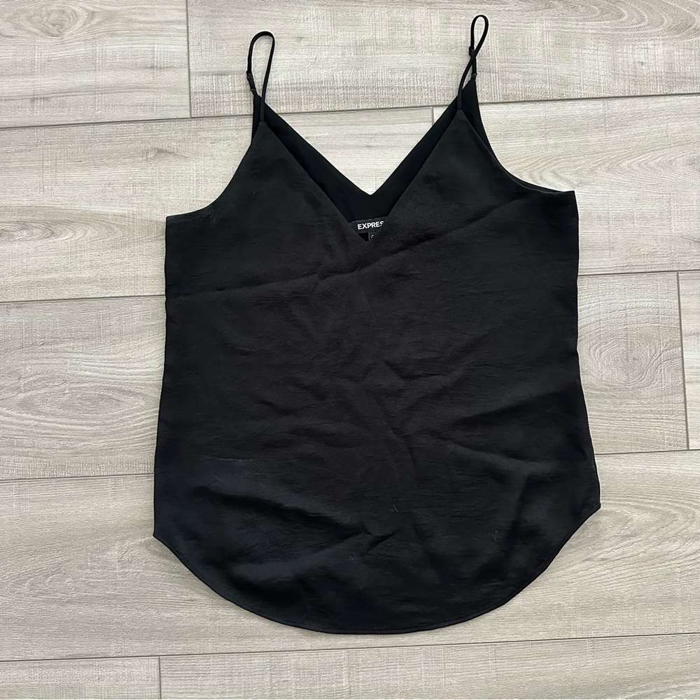 Express Black V-Neck Cami Top